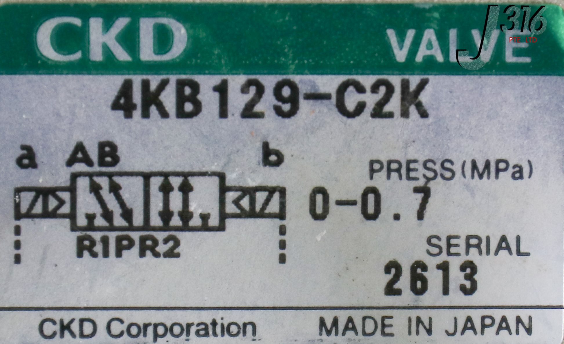 New In stock, CKD Solenoid Valve 4KB129-00-AC100V - ckd - solenoid-valve